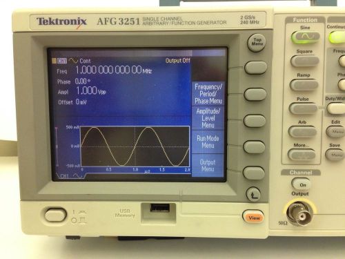 Tektronix afg3251 arbitrary/function generator 240 mhz for sale