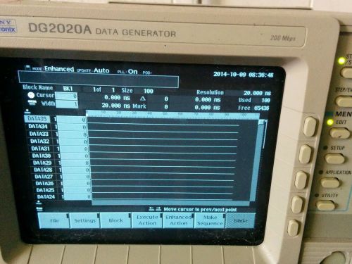 Tektronix dg2020a data generator