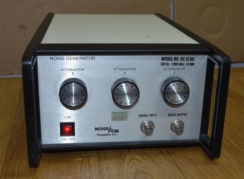 NOISE COM Noise Generator 100Hz-1Ghz, 10MW model NC 6109