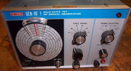 Emco RF Signal Generator GEN-RF 1 untested