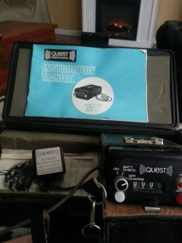 Vintage Quest Electronics Sound Hazard Integrator Model M6 with case