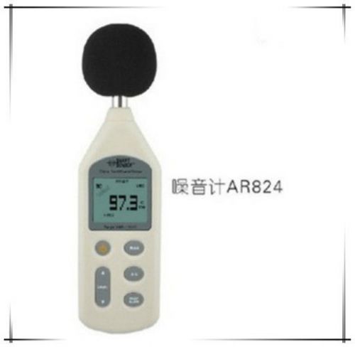 AR824 Sound Level Meter LCD display 30~130dBA