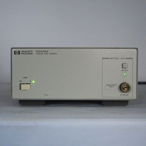 Agilent 83438a erbium ase source contact output 1550nm opt 022 for sale