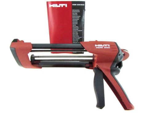 Hilti hdm 500 red black multi-purpose manual adhesive dispenser gun iob for sale