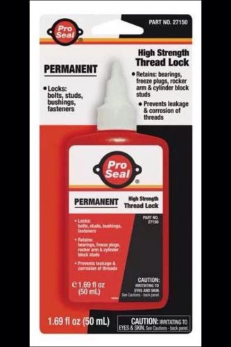 PRO-SEAL 27150 Threadlocker, Permanent, 50mL, Red