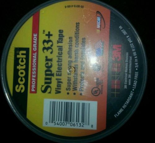 Scotch 3M Super 33+ 3/4 in. x 66 ft. Electrical Tape (40 Rolls)