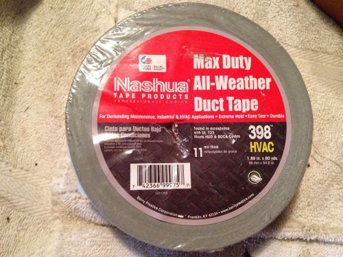 Nashua 1.89&#034; x 50 yd Max Duty 398 All-Weather HVAC Duct Tape- 00945