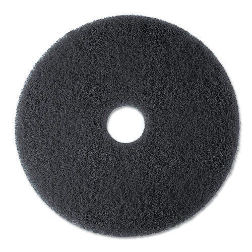 3m mmm08278 high productivity floor pad 7300 20&#034; black 5 count for sale