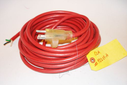 CORD ASSEMBLY, 3 WIRE, CLARKE COMMERCIAL VACUUM CLEANERS, 42209A, NEW OLD STOCK