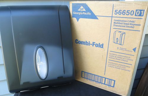 Gp combi-fold  paper towel dispenser ~translucent smoke grey   56650 01 for sale