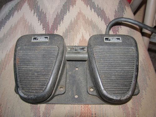 Dual pedal foot switch mororola tln6287 linemaster twin-switch clipper 632-sf for sale