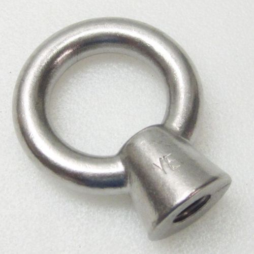 Stainless Steel M12-1.75 Lifting Eye Nut Ring (DIN 582) 400-Series SS