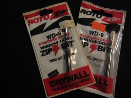 Roto-zip #wd-8 / set of 2 for sale
