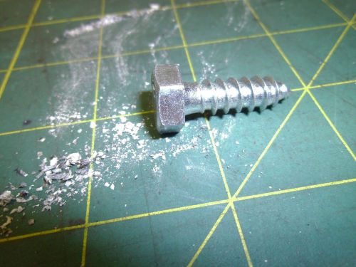 5/16 x 1&#034; hex lag screws zinc plated grade 2 (qty 145) #j55138 for sale
