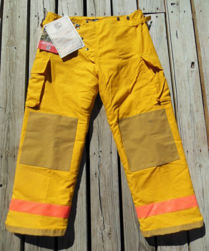 NWT Chieftain Firefighting / Firefighter Turnout Pants 35M Sz. L,Free Shipping
