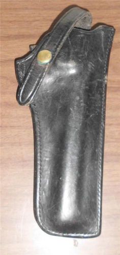 VINTAGE SAFARILAND BLACK LEATHER HOLSTER # 25 S &amp; W SMITH &amp; WESSON MD/FR RH