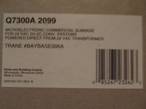 Q7300A 2099 TRANE BAYBASE006A MICROELECTRONIC COMMERCIAL SUBBASE