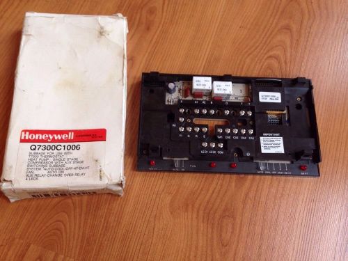 Honeywell Q7300C1006 Subbase For T7300 Heat Pump Thermostat Single Stage