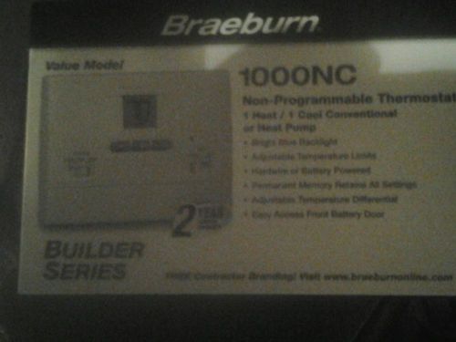 Braeburn 1000nc non programmable thermostat for sale