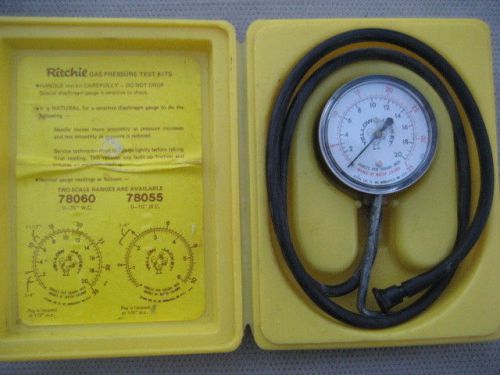 Ritchie yellow jacket gas pressure test kit 78060 for sale