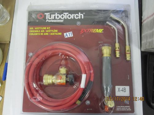 Turbo torch x-4b 0386-0336 air/acetylene torch kit for sale