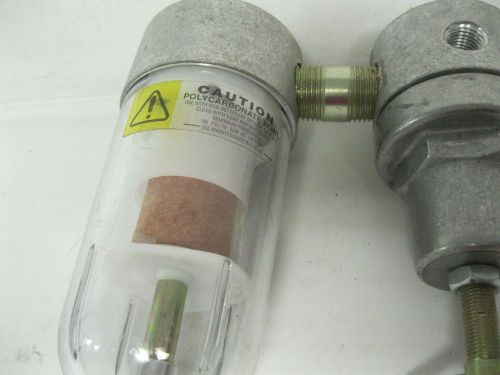 Monnier inc standard air filter 204-1000-4 8 oz, 1/2&#034; &amp; regulator 104-1000-4 for sale
