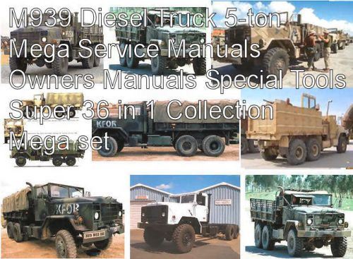 M939 m923 m924 m925 m926 m927 m928 m929 m931 m932 m933 m936 truck 36 manuals  cd for sale