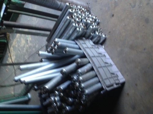 conveyor rollers, gravity, 24.75&#034; wide