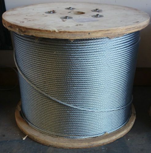 3/8&#034; Galvanized Aircraft Cable  (700 feet)