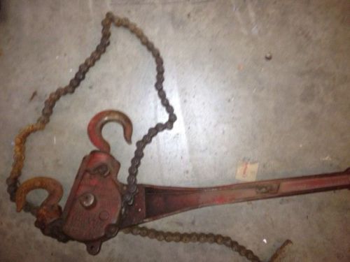 Coffing Model A-1 3/4 +1-1/2 Ton chain Hoist Winch Chain Danville