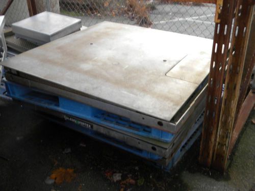 Toledo platform floor scales- 48&#034;x48&#034; lot of 3 for parts or repair for sale