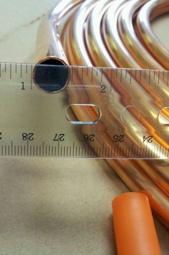 NEW 50&#039; ROLL 1/2&#034; OD COPPER REFRIGERATION TUBING/TUBE/LINE/PIPE WCP (6 avail.)
