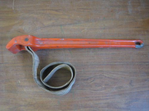 Ridgid # 5 strap pipe wrench 7&#034; capacity 29-1/4&#034; strap 31360 used free shipping for sale