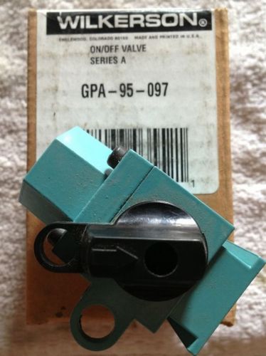 NEW WILKERSON ON/OFF VALVE SERIES A GPA-95-097 MADE IN USA!!