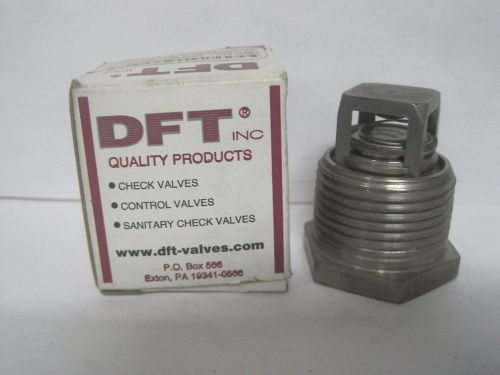 DFT Durable Stainless Steel Threaded In-Line Check Valve 8003 0.60PSI