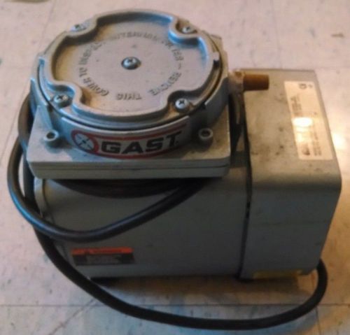 Gast doa-p101-aa compressor / vacuum diaphragm pump, 1/8 hp, 60  hz, 115v for sale