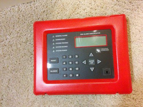 Honeywell 005860 silent knight remote fire alarm annunciator red for sale