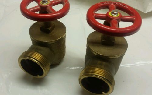 2 - fire hose valves  518r new for sale