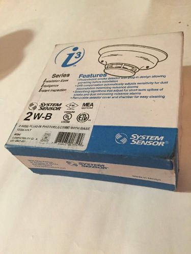 System Sensor Smoke Detector 2W-B Photoelectric i3 Series