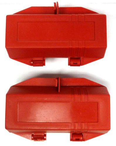 Lot of (2) plug lockout box length-7&#034; for sale