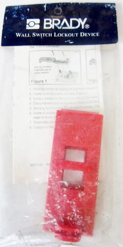Brady 65392 wall switch lockout, red - new for sale