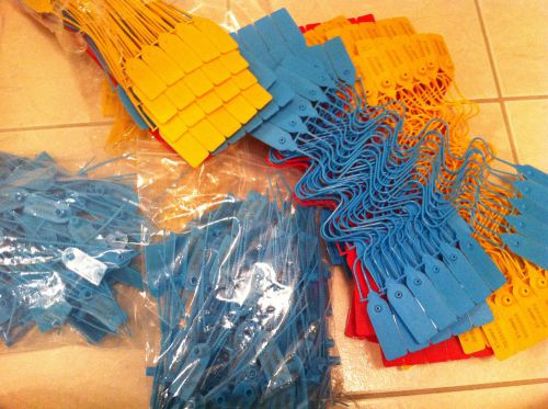 400 Security plastic seals for post servicies , collector&#039;s bags and containers