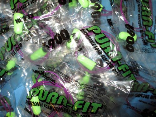 20 pair-moldex pura-fit 6900 corded ear plugs  nrr 33 (lot of 20) for sale