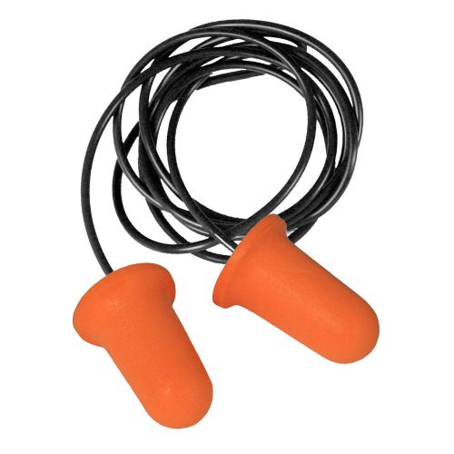 Dewalt dpg65 bell shape disposable foam earplugs- 2 pairs corded w/carry case for sale