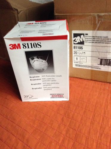 3M N95 Particulate 8110S (size Small) 6 boxes of 20