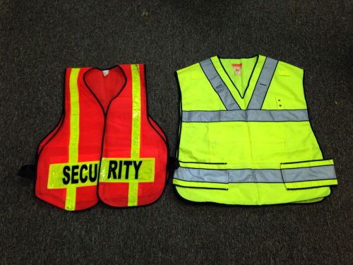 Used Lot of Safety Vest 5.11 Tactical High Vis Class II Reflective Security