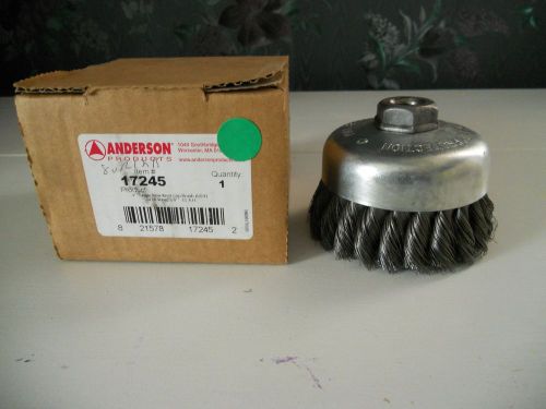 Anderson brush Knot Wire Cup Brushes-Single Row-US Series - 17245