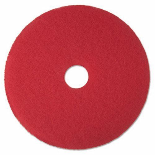 17&#034; 3M Red Floor Pads, Low Speed Red Floor Buffing Pads, 5100 (MCO 08392)