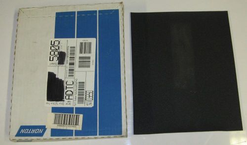 Norton Emery Cloth 50 Sheet Box 9x11 Fine K622 01240 Sand Paper NOS