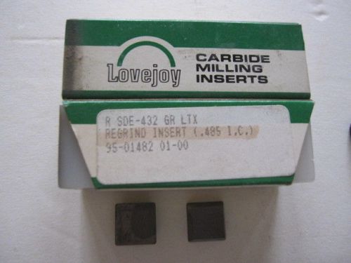 Lovejoy  r sde-432 gr ltx carbide milling  inserts for sale